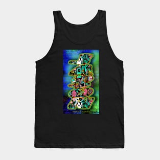 Digital Graffiti Style JASON Name Piece. Tank Top